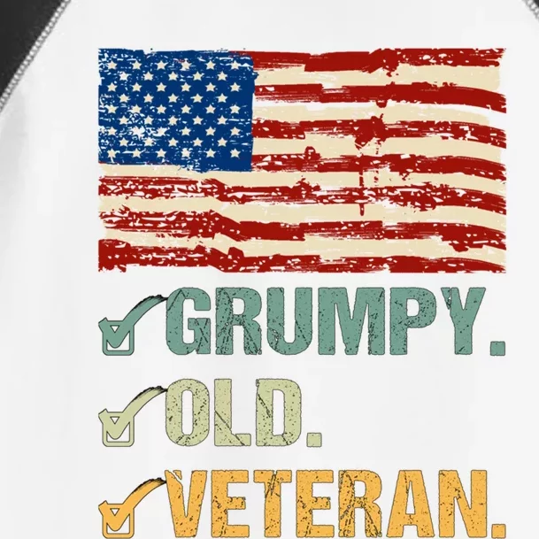 Veteran Lives Matter Grumpy Old Veteran Vietnam Veterans Day Gift Toddler Fine Jersey T-Shirt