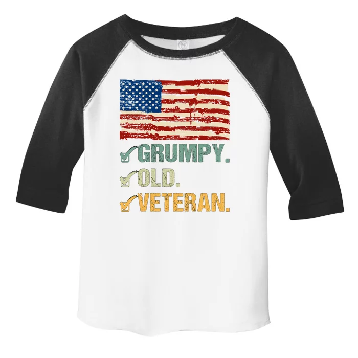 Veteran Lives Matter Grumpy Old Veteran Vietnam Veterans Day Gift Toddler Fine Jersey T-Shirt