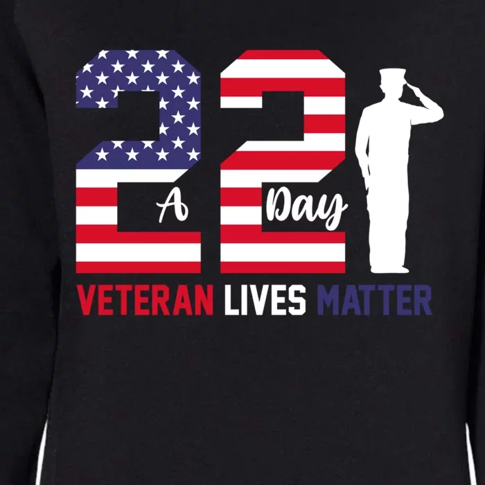 Veteran Lives Matter Veterans Day Gift Womens California Wash Sweatshirt