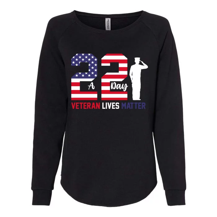 Veteran Lives Matter Veterans Day Gift Womens California Wash Sweatshirt