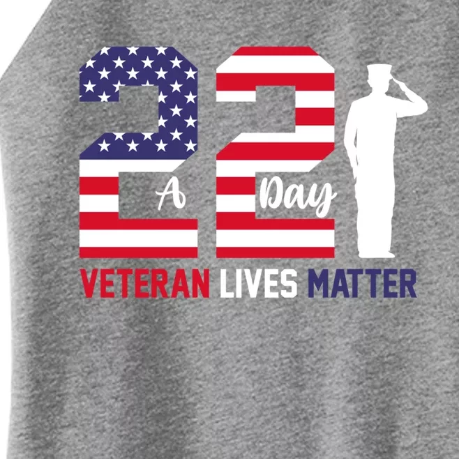 Veteran Lives Matter Veterans Day Gift Women’s Perfect Tri Rocker Tank