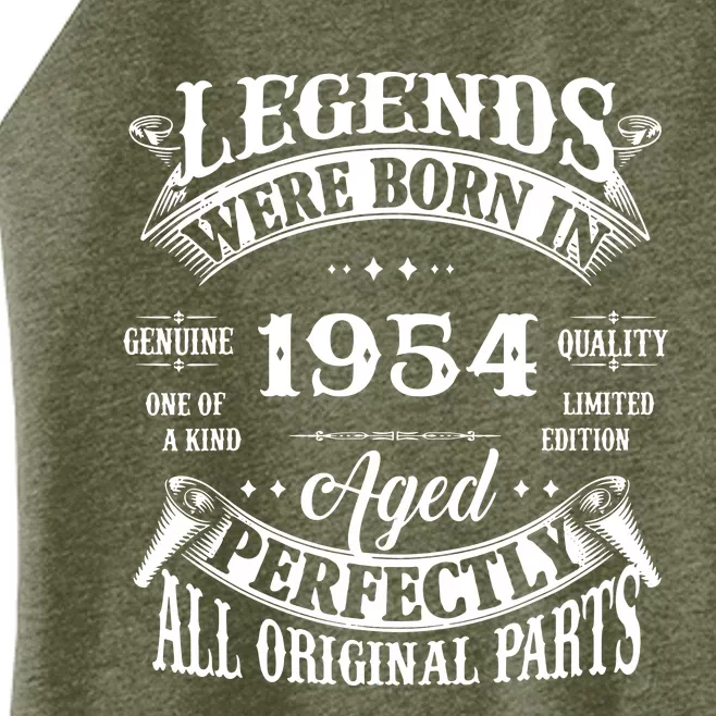 Vintage Legend Made In 1954 The Original Birthday Women’s Perfect Tri Rocker Tank