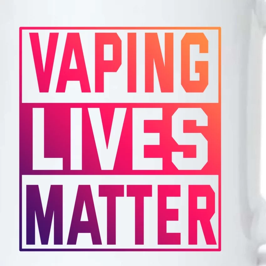 Vaping Lives Matter #Dont Ban Vaping Great Gift Black Color Changing Mug