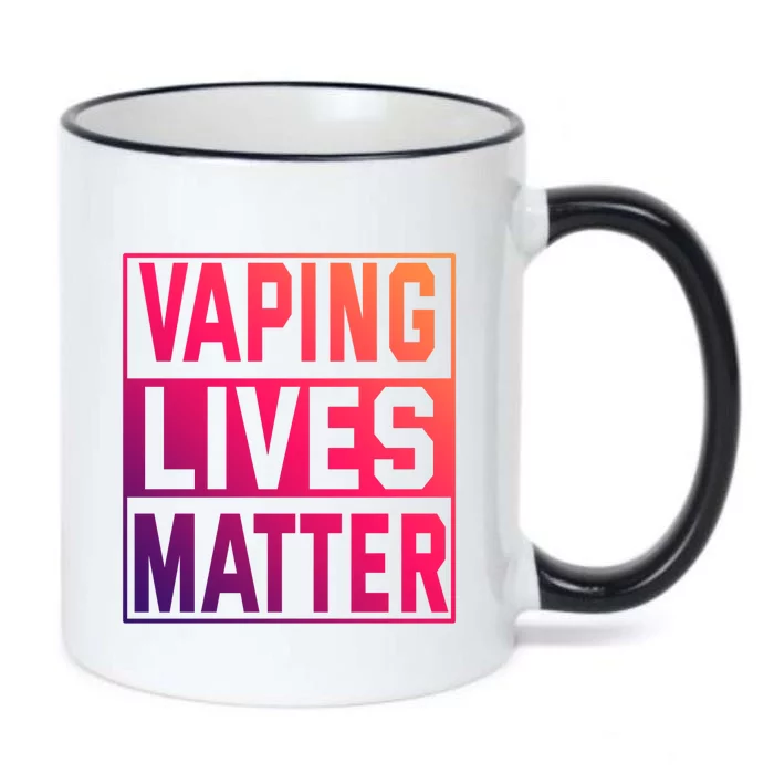 Vaping Lives Matter #Dont Ban Vaping Great Gift Black Color Changing Mug