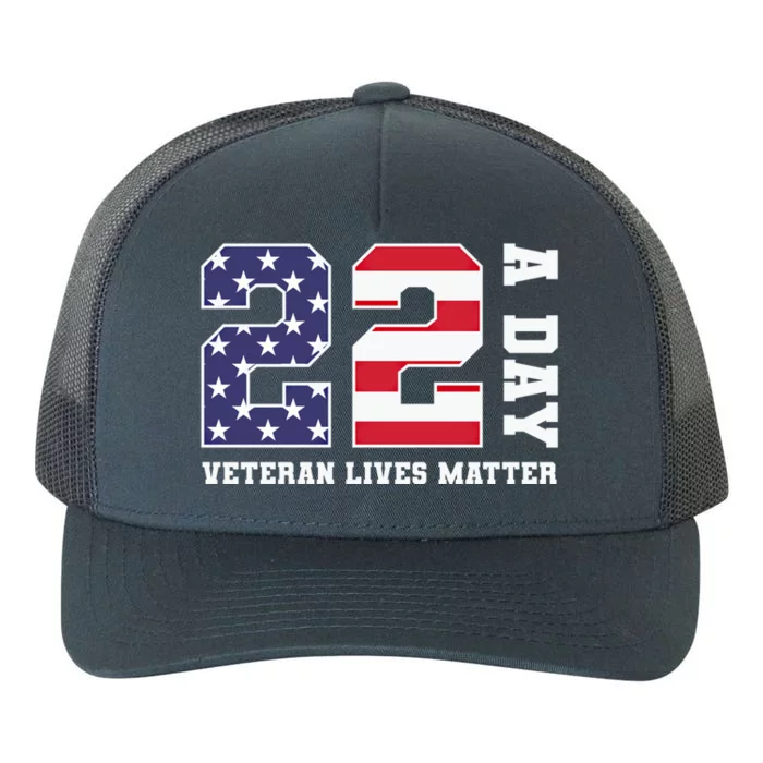 Veteran Lives Matter 22 Soldier Patriotic Gift Yupoong Adult 5-Panel Trucker Hat