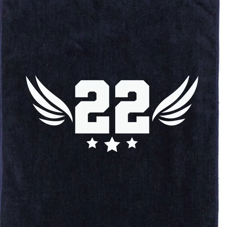 Veteran Lives Matter 22 A Day Veteran Day Platinum Collection Golf Towel