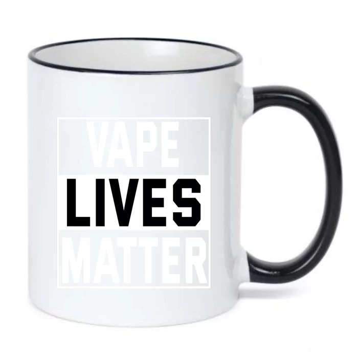 Vape Lives Matter #Dont Ban Vaping Funny Gift Black Color Changing Mug