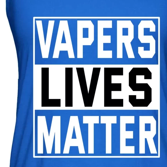 Vapers Lives Matter #Dont Ban Vaping Gift Ladies Essential Flowy Tank