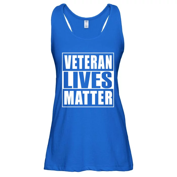 Veterans Lives Matter Veterans Day Gift Ladies Essential Flowy Tank