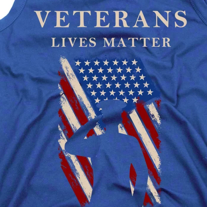 Veterans Lives Matter Veterans Day Gift Tank Top