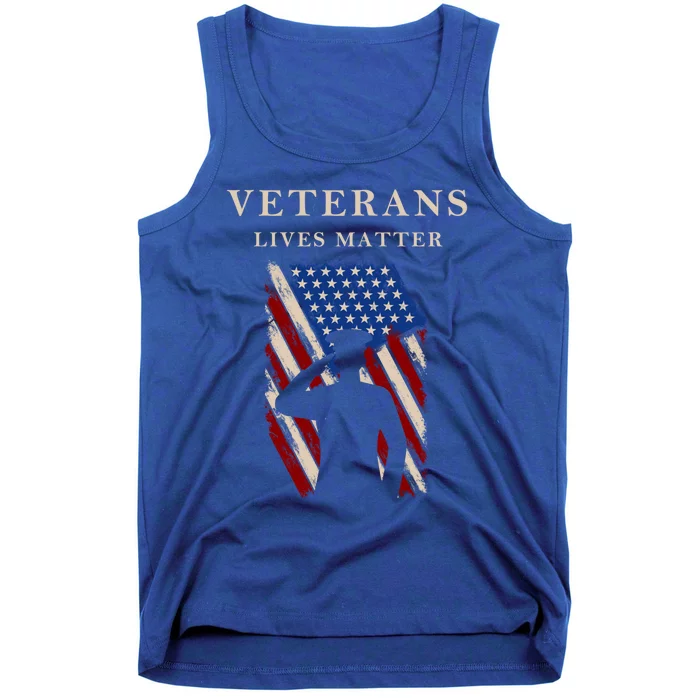 Veterans Lives Matter Veterans Day Gift Tank Top