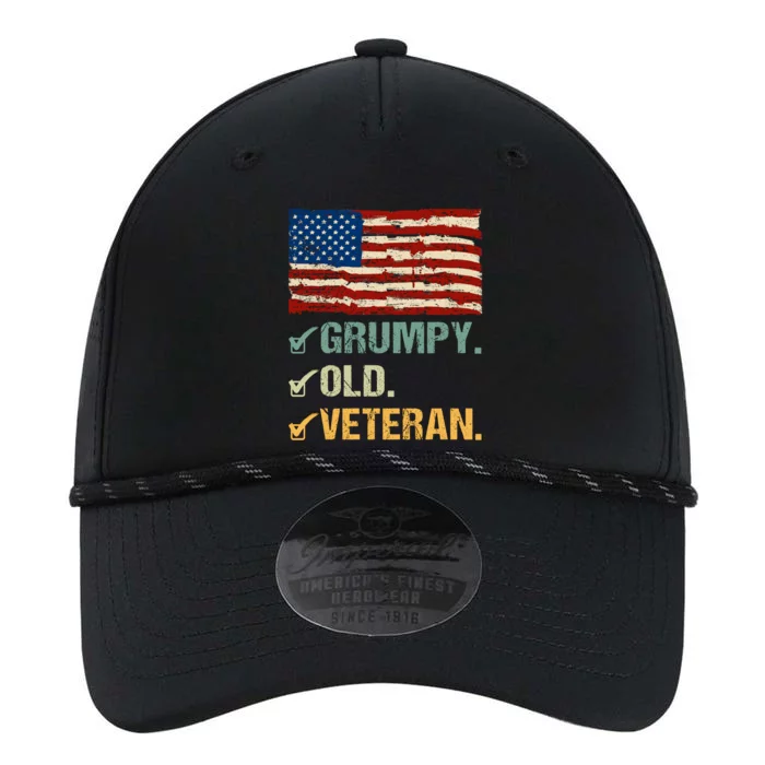 Veteran Lives Matter Grumpy Old Veteran Vietnam Veterans Day Cool Gift Performance The Dyno Cap