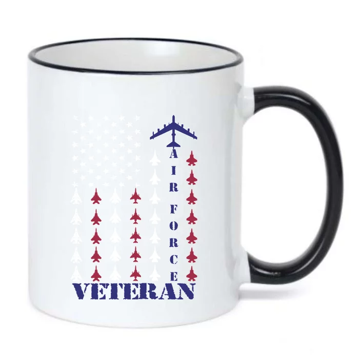 Veteran Lives Matter Air Force Veteran Proud Veteran Grandpa Cool Gift Black Color Changing Mug