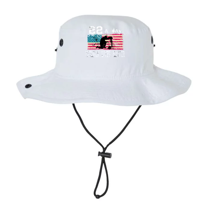 Veteran Lives Matter Suicide Awareness Ptsd Veteran 22 A Day Gift Legacy Cool Fit Booney Bucket Hat