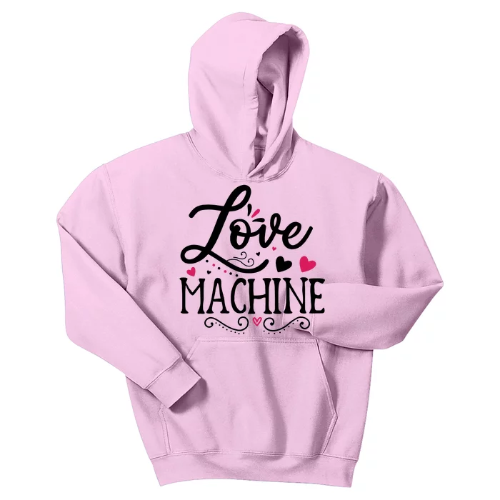 Valentine Love Machine Kids Hoodie