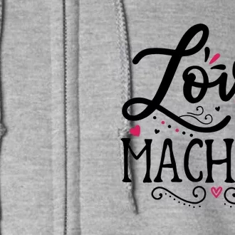 Valentine Love Machine Full Zip Hoodie