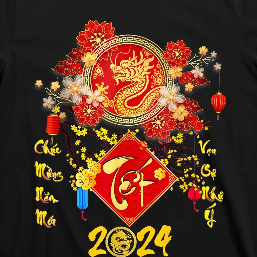 Vietnamese Lunar New Year 2024 Tet Viet Chuc Mung Nam Moi T-Shirt