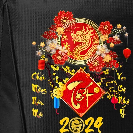 Vietnamese Lunar New Year 2024 Tet Viet Chuc Mung Nam Moi City Backpack