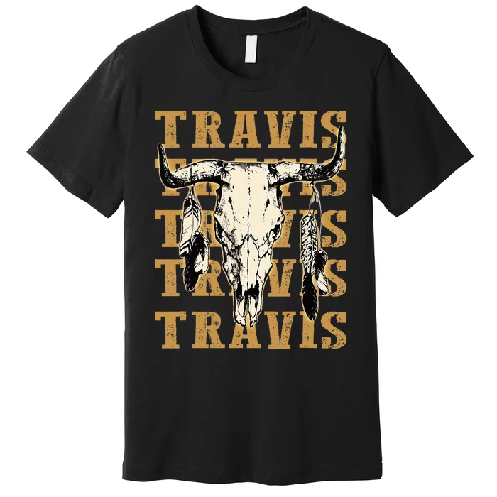 Vintage Last Name Travis Pride Premium T-Shirt