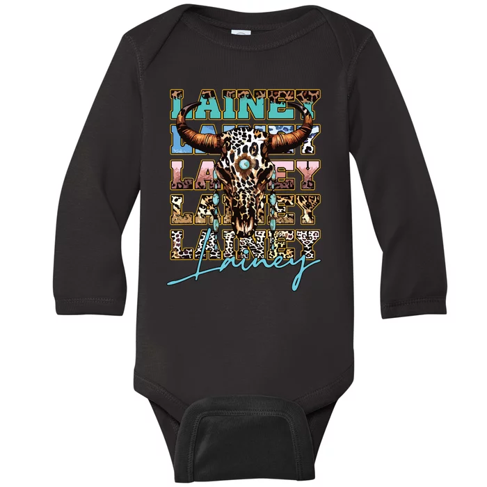 Vintage Lainey Name Personalized Love Animal Awesome Apparel Baby Long Sleeve Bodysuit