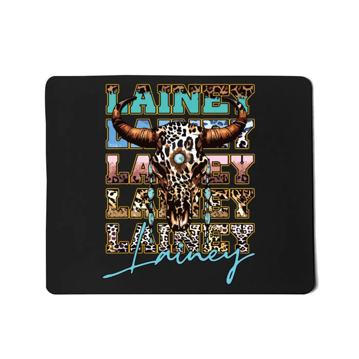 Vintage Lainey Name Personalized Love Animal Awesome Apparel Mousepad