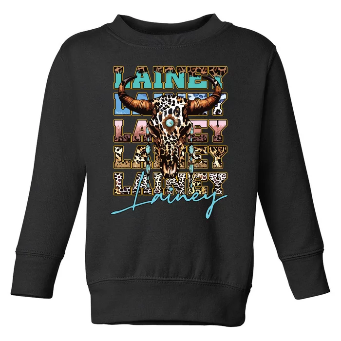 Vintage Lainey Name Personalized Love Animal Awesome Apparel Toddler Sweatshirt