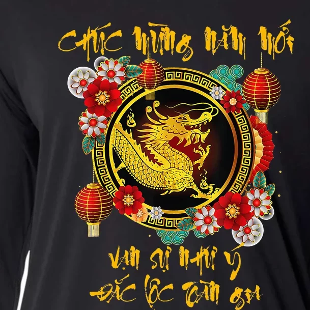 Vietnamese Lunar New Year Of The Dragon Cooling Performance Long Sleeve Crew