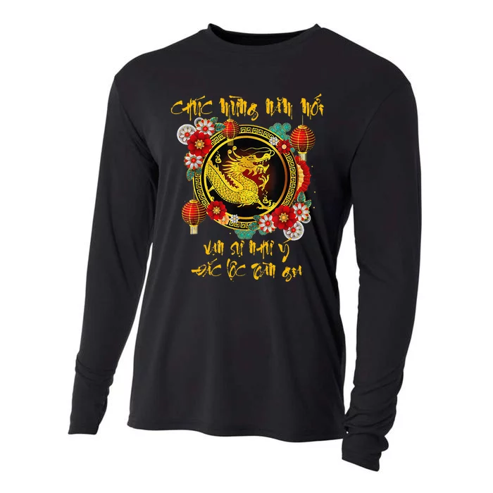 Vietnamese Lunar New Year Of The Dragon Cooling Performance Long Sleeve Crew