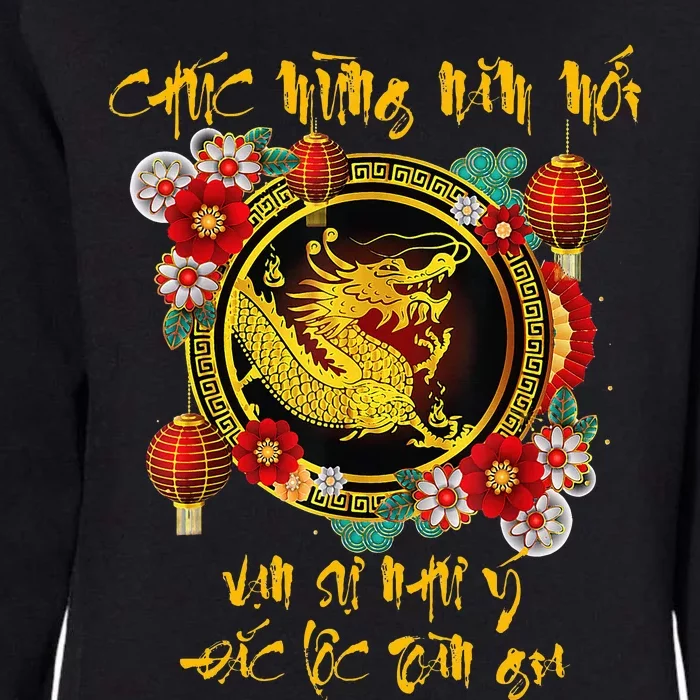 Vietnamese Lunar New Year Of The Dragon Womens California Wash Sweatshirt