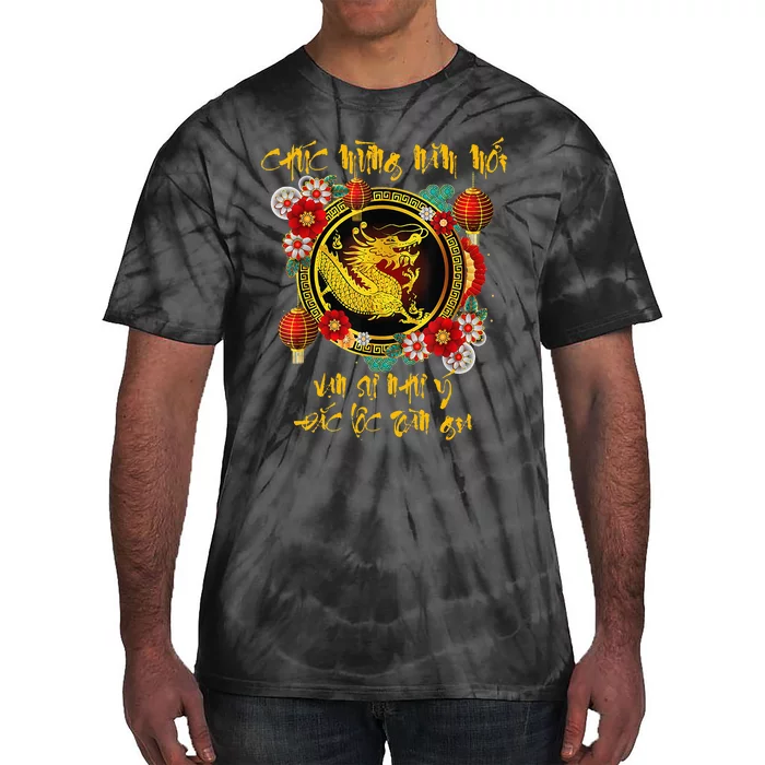 Vietnamese Lunar New Year Of The Dragon Tie-Dye T-Shirt