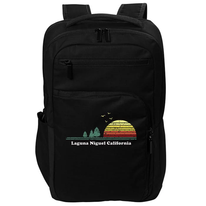 Vintage Laguna Niguel California Sunset Souvenir Impact Tech Backpack