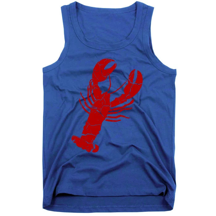 Vintage Lobster Print Lobster Gift Tank Top