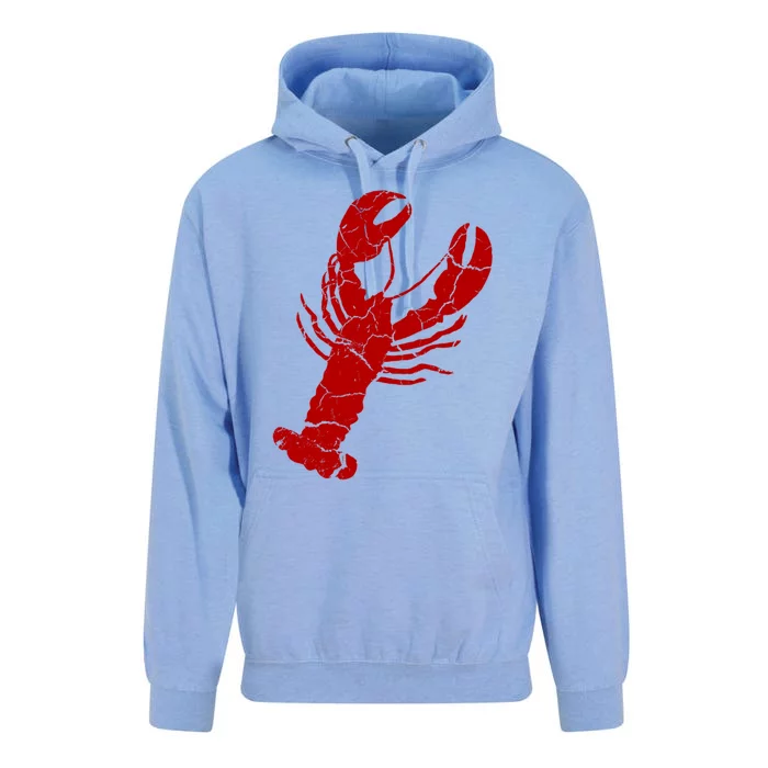 Vintage Lobster Print Lobster Gift Unisex Surf Hoodie