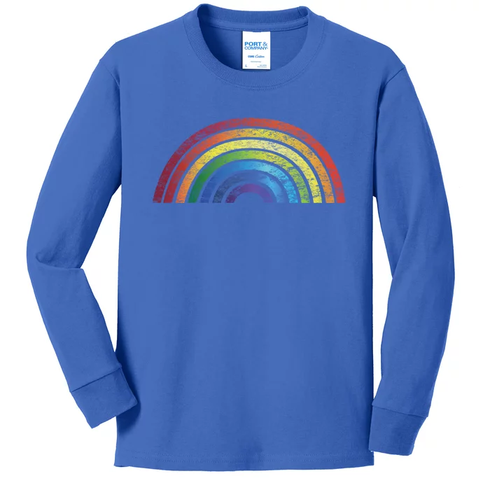 Vintage Lgbt Pride Cute Gift Equality Awareness Gay Lesbian Meaningful Gift Kids Long Sleeve Shirt