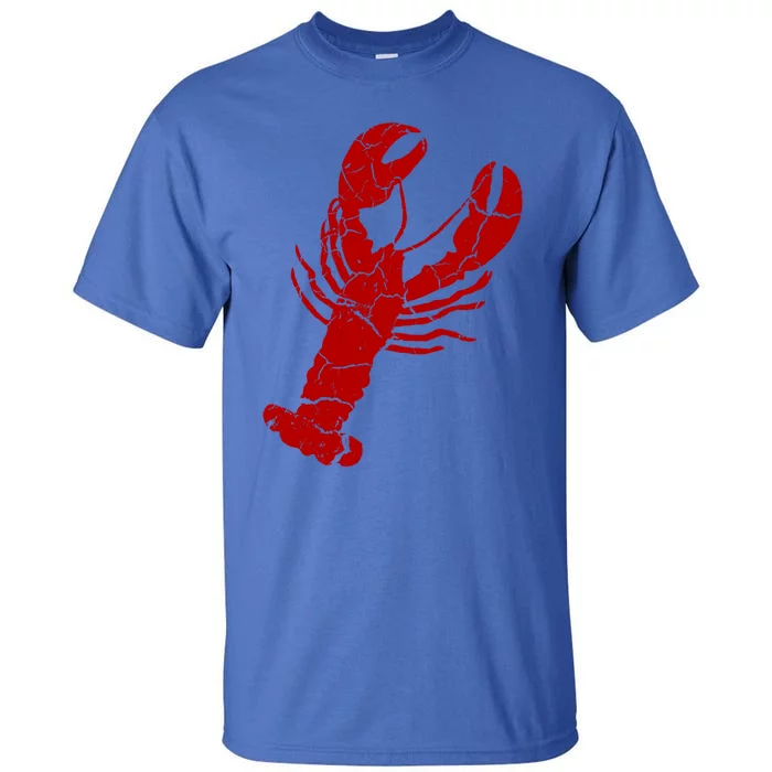 Vintage Lobster Print Gift Lobster Cute Gift Tall T-Shirt