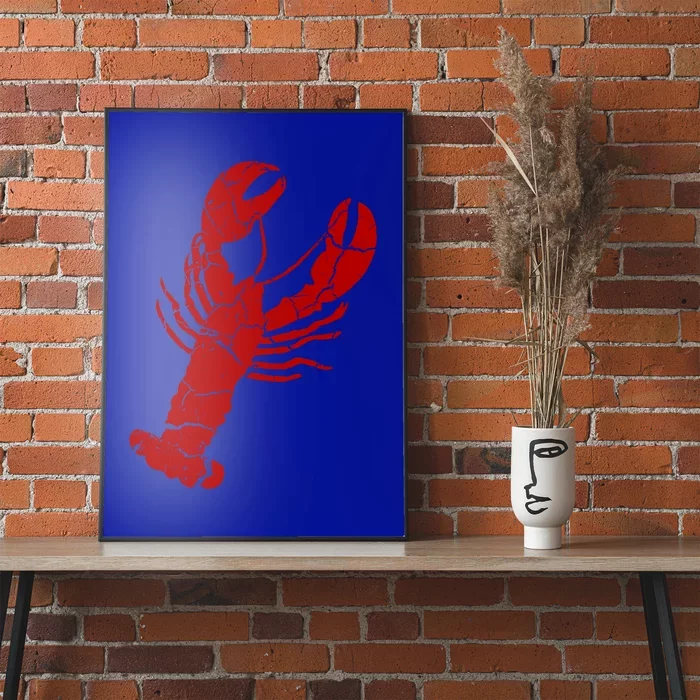 Vintage Lobster Print Gift Lobster Cute Gift Poster