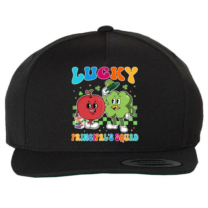 Vintage Lucky Principal's Squad St Patrick's Day School Gift Wool Snapback Cap