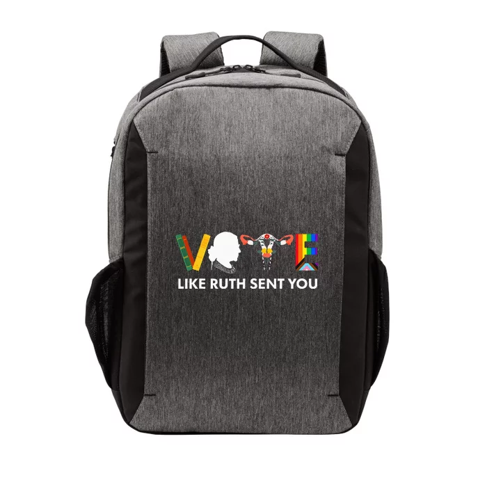 Vote Like Ruth Sent You Uterus Feminist Lgbt Vector Backpack