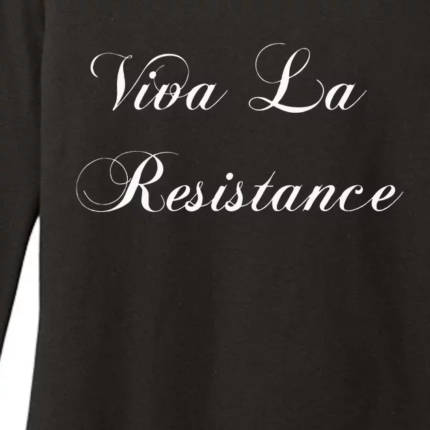 Viva La Resistance French Resist Anti Trump Womens CVC Long Sleeve Shirt