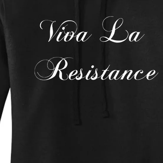 Viva La Resistance French Resist Anti Trump Women's Pullover Hoodie