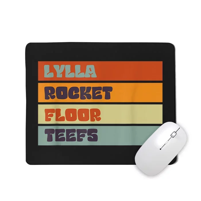 Vintage Lylla & Rocket & Floor & Teefs Funny Birthday Quote Mousepad