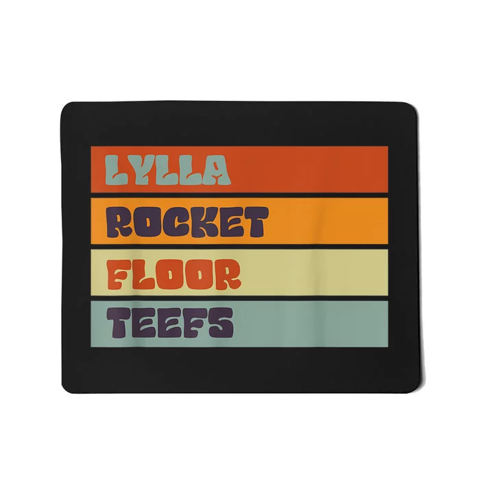 Vintage Lylla & Rocket & Floor & Teefs Funny Birthday Quote Mousepad