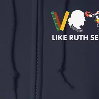 Vote Like Ruth Sent You Uterus Feminist Lgbt Full Zip Hoodie