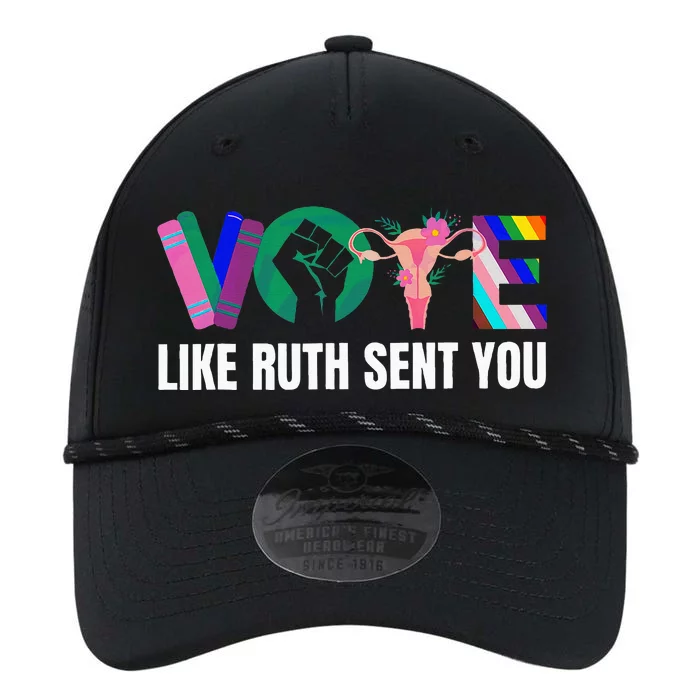 Vote Like Ruth Sent You Uterus Feminist Lgbtq I Dissent Performance The Dyno Cap