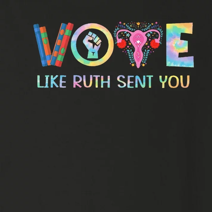 Vote Like Ruth Sent You T Election 2024 Ruth Bader Toddler Long Sleeve Shirt