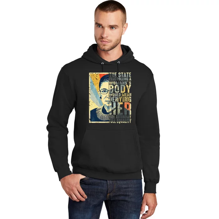 Vote Like Ruth Sent You Women Feminist Ruth Quotes Hoodie