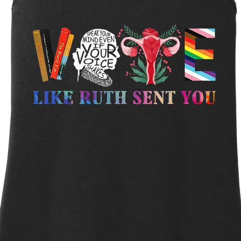 Vote Like Ruth Sent You Ladies Essential Tank