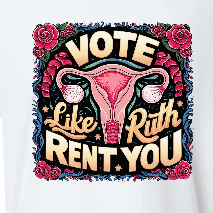 Vote Like Ruth Sent You Rbg Feminist Voting Sueded Cloud Jersey T-Shirt