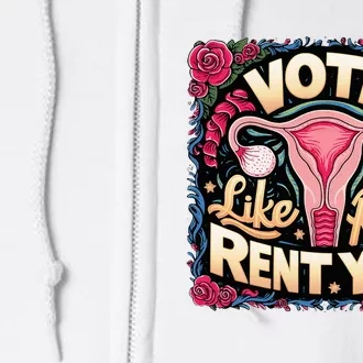 Vote Like Ruth Sent You Rbg Feminist Voting Full Zip Hoodie