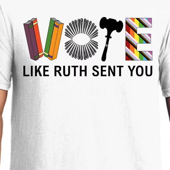 Vote Like Ruth Sent You Rbg Ruth Bader Ginsburg Feminist Pajama Set